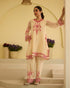 Kora Rose – Dori Embroidered A-Line Suit Set with Short Kurta and Pockets